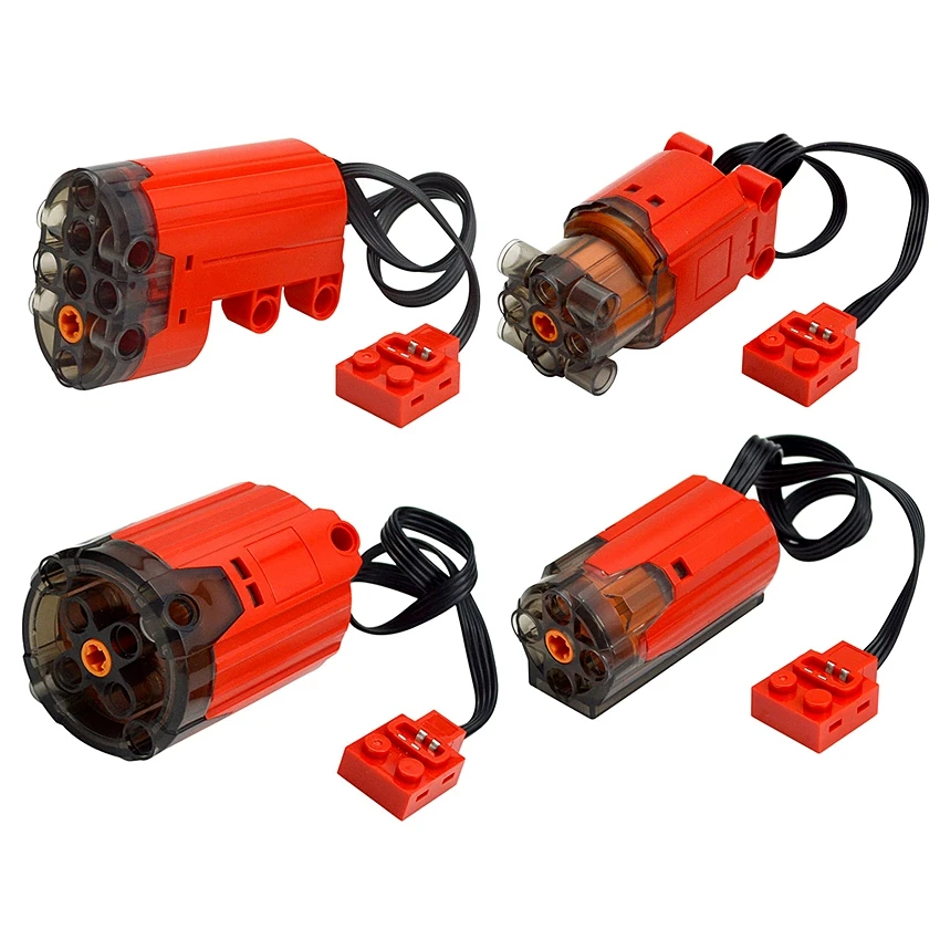 M L Motor Power Function Servo Zugmotor IR-Fernbedienung Empfänger Batteriekasten Teile Baustein-Modell MOC Technischer Baustein – Detail 4