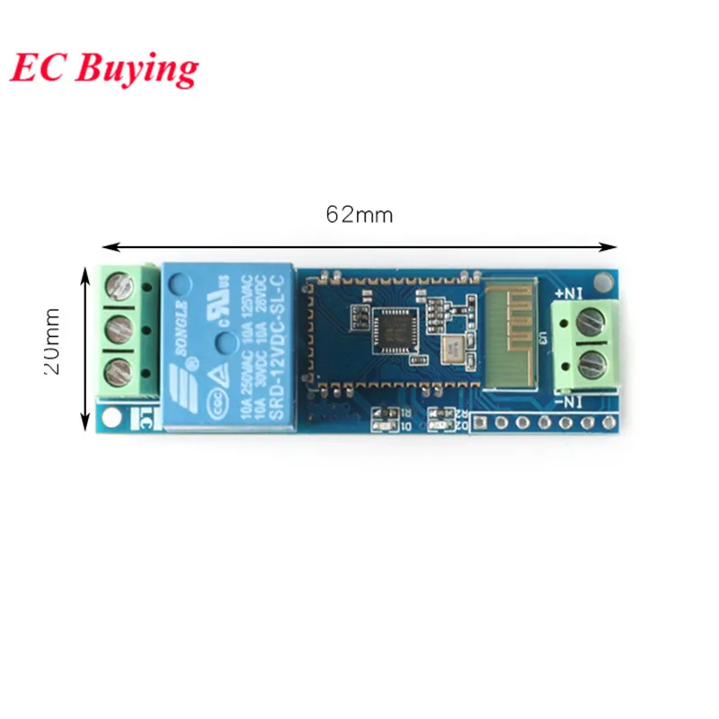 5V/12V ESP8266 Bluetooth-compatible Relay Module 1 2 4 Way Channel IoT Things Smart Home Mobile Phone APP Remote Control Switch