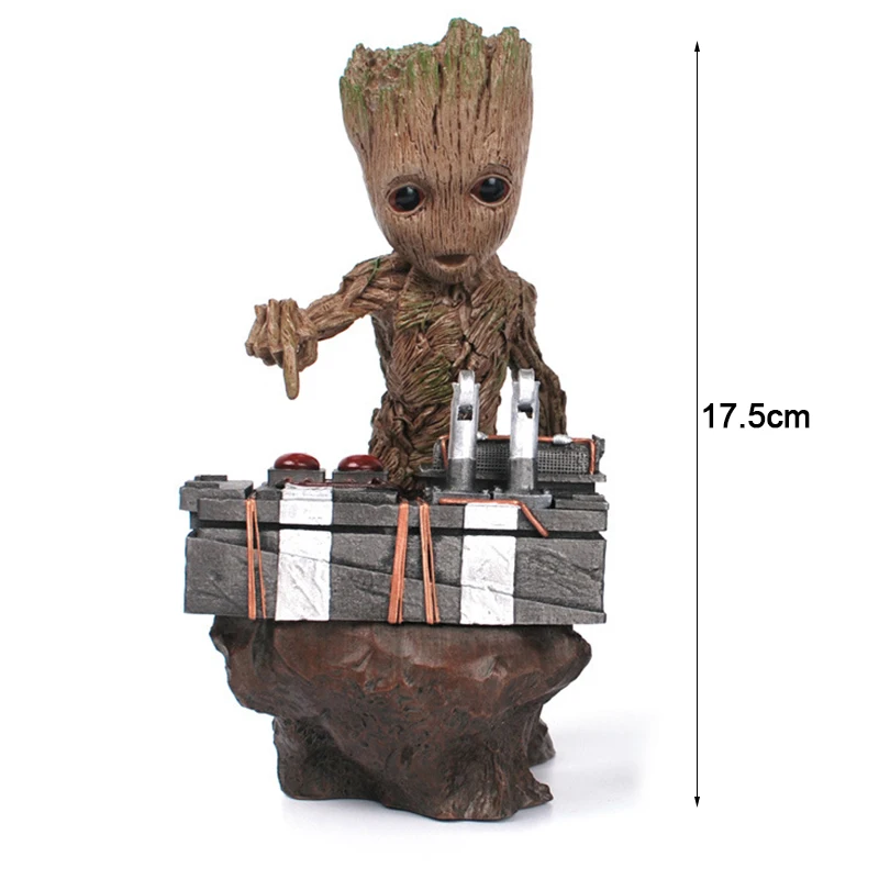 Marvel Guardians of The Galaxy Groot Statue Model Avengers Cute Baby Tree Man Pvc Anime Action Figure Toys Collection Gift