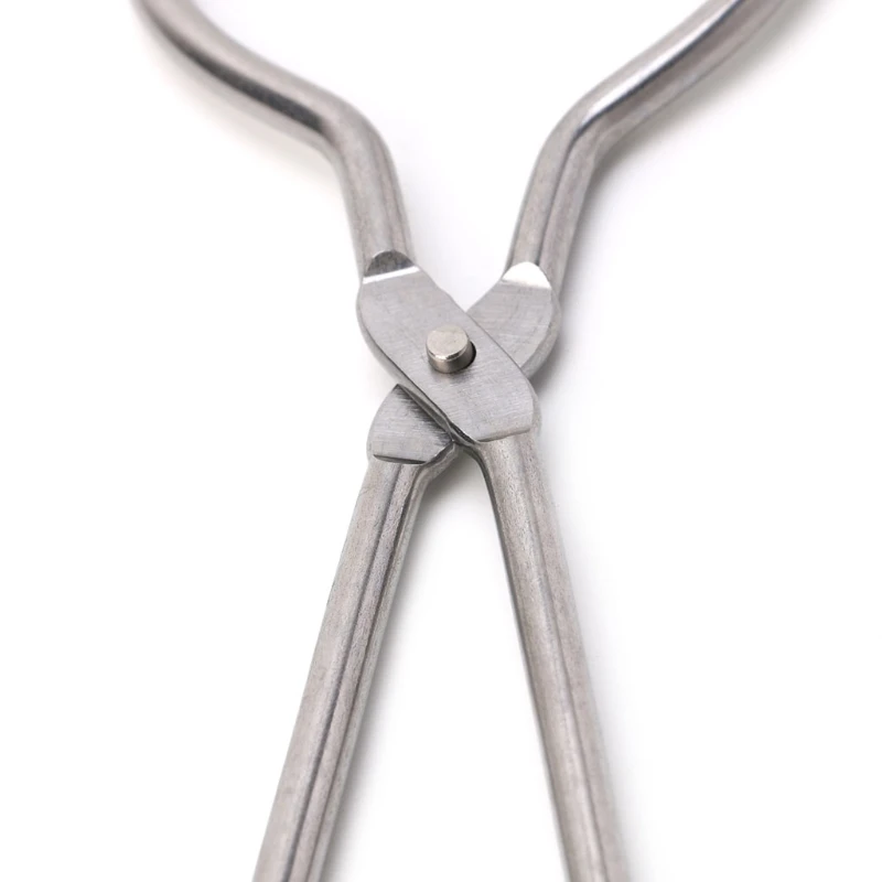 Professional Grade Stainless Steel Crucible Tongs Graphite Melting Plier Holder