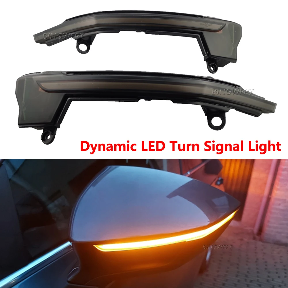 Side Mirror Flasher Light For Seat Cupra Ateca Tarraco 2016-2019 FR Xcellence Dynamic Turn Signal Light Flowing Water Blinke