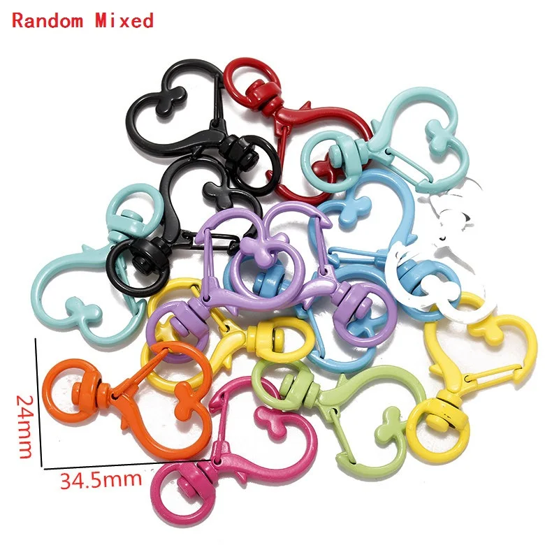 Multi-colors Mixed Alloy  Mini Claw Nail Open Rings Lobster Clasp Hooks Ball Chains DIY Multifunction Jewelry Making Findings