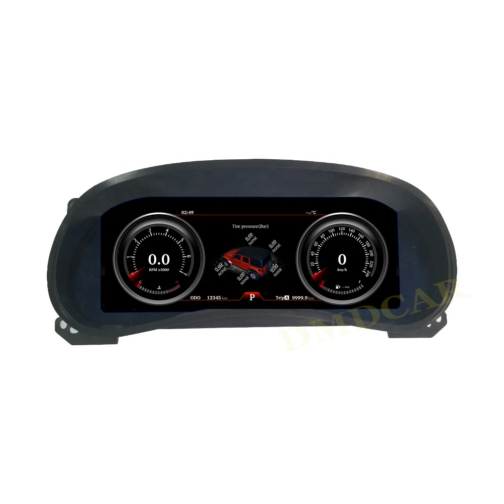 Linux Car LCD Dashboard For Jeep Wrangler 3JK 2010-2017 Auto Instrument Panel Modified And Upgraded LCD Multifunctional