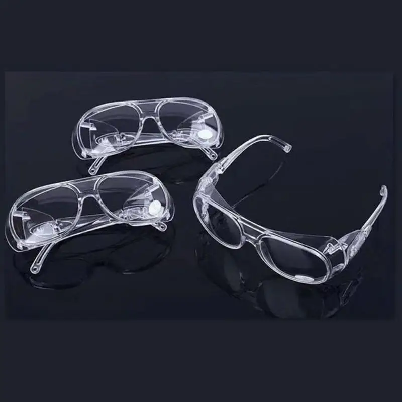 Hot! Transparent Safety Goggles Protective Safety Glasses Anit-Splash Dust-Proof Sand Work Lab Eyewear Spectacles Protection