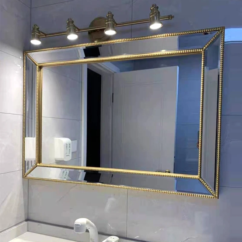 European Art  Cosmetic Mirror Bathroom Mirror Living Room Ornaments