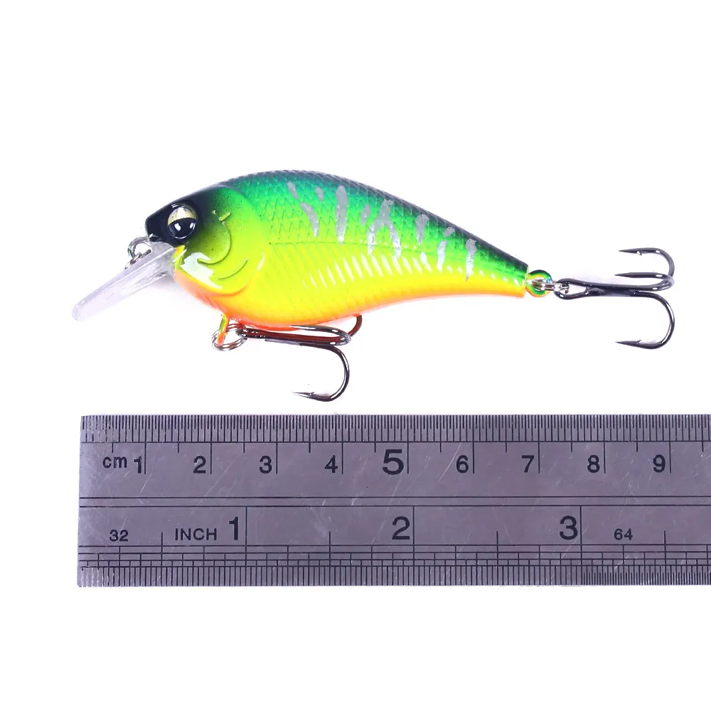 Señuelo Crankbait cuadrado 7cm – Escamas láser para lubina y lucio - imagen 3