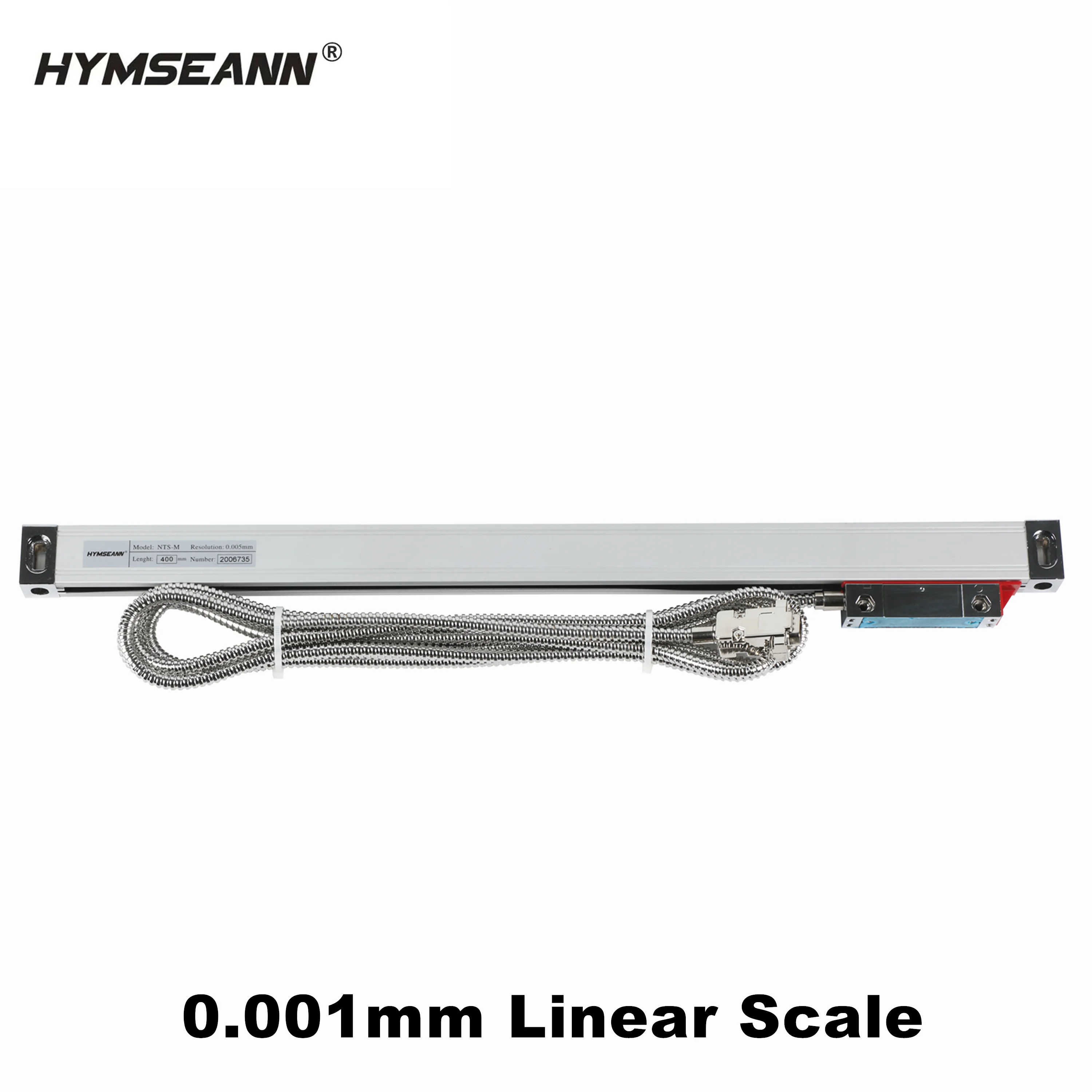 

High Precision 0.001mm TTL DRO Linear Scale 1micron Optical Encoder 50 100 150 200 250 300 350 400 450mm Optical Grating Ruler