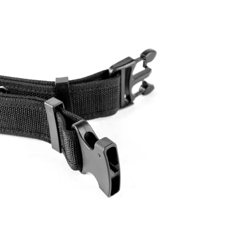 Black Outdoor security Training Belt Adjustable Multifunctional quick release Armed Woven special Security tactical Combat Belt