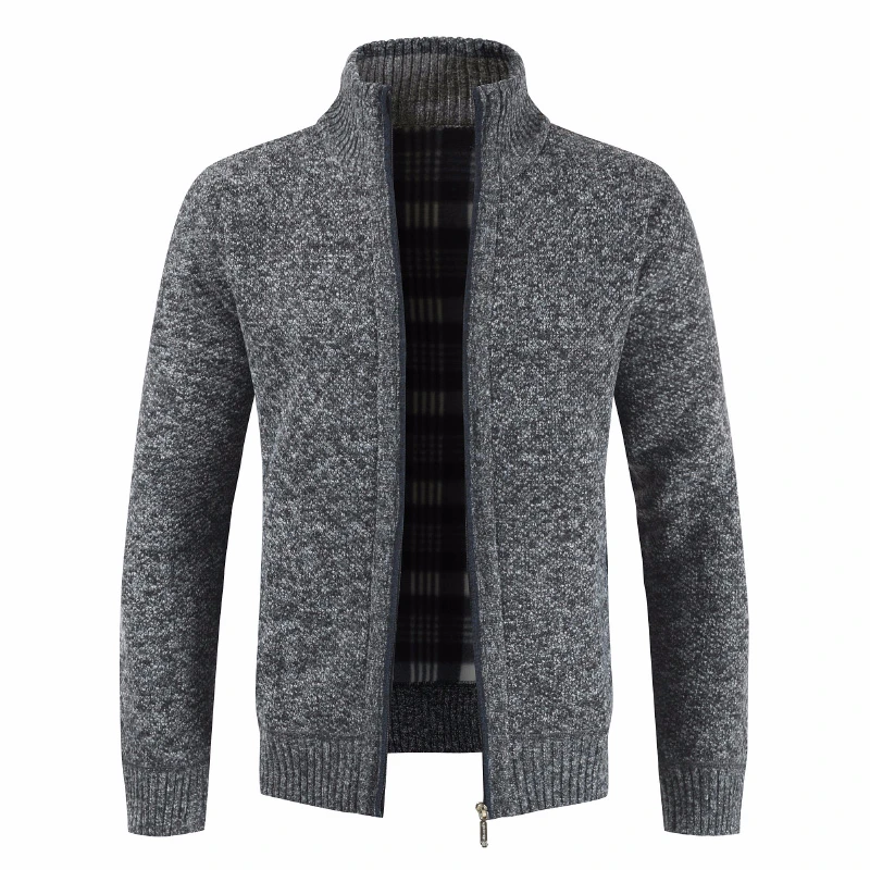 Cardigan épais en tricot pour homme, pull de marque, coupe ajustée, décontracté, chaud, nouvelle mode, Business, hiver, 2020