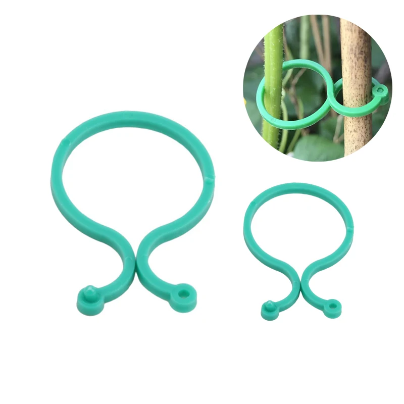 

50 Pcs Garden Vegetable Plant Support Binding Clip Gardening Greenhouse Clip Supplies For Patio Greenhose Growing