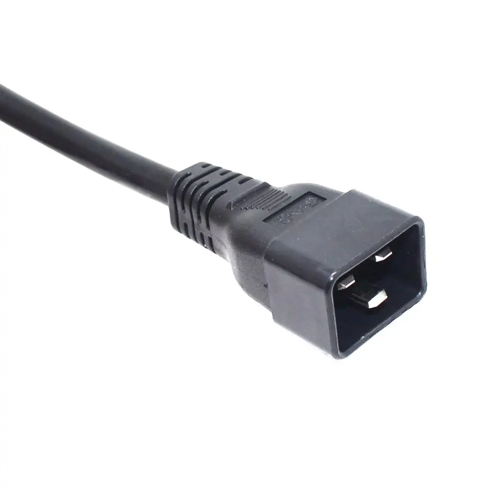 Power Cord IEC C20 to 332C6 Connector, 2P+PE, plug a device with IEC309 332P6 inlet into IEC320 C19 receptacle 3G2.5mm wire gaug