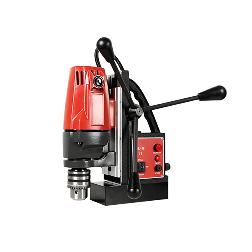 BJ-16 Small Magnetic Drill Tapping Machine Suction Iron Drill 220V Industrial Portable Steel Pipe Electric Drilling Machine