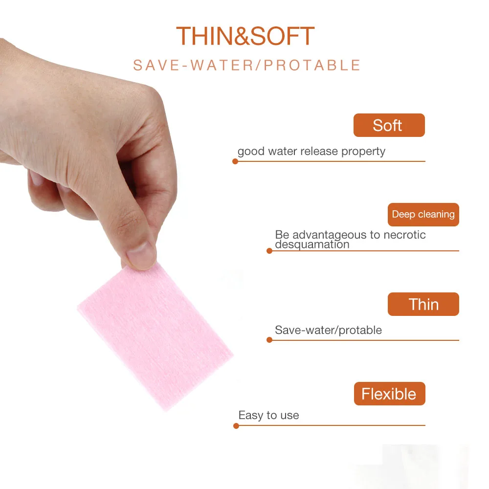 Lint-Free Wipes Napkins Remover Cotton Wipes Pads Without Fiber Manicure Art Cleaning Manicure Pedicure Gel Tools Cellulose Wipe