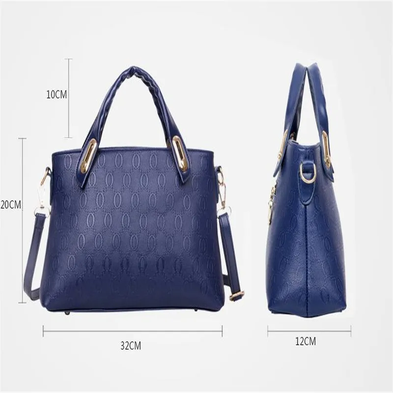 Multifunktions 4 teile/satz Frauen Tasche PU Leder Luxus Designer Taschen Handtasche Messenger Tasche Schulter Tasche Brieftasche Taschen Lagerung Tasche – Detail 2