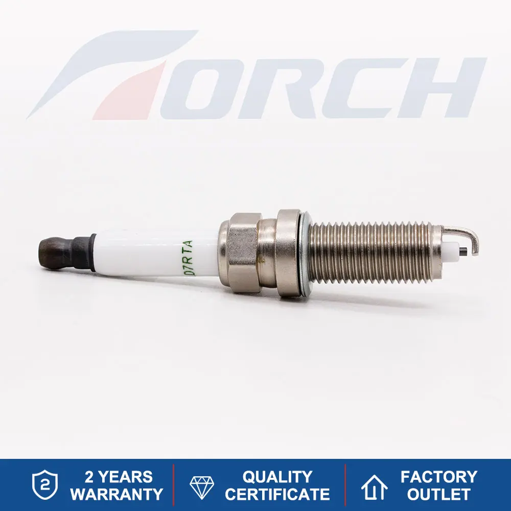 TORCH Automobile Ignition Spark Plug LD7RTA fit for Candle LZKAR7B Denso XE20HR-U9 for 0242135519 CHAMPION REA8MX