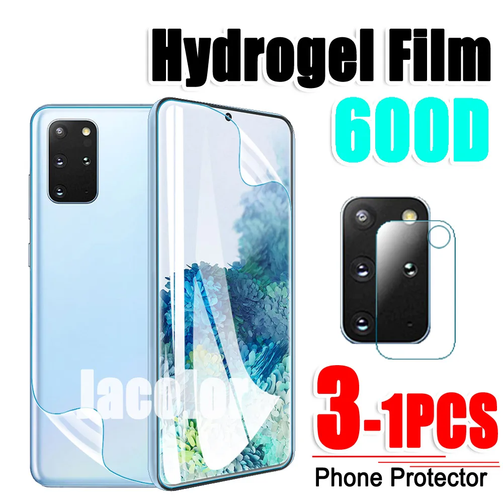 Hydrogel Film For Samsung Galaxy S20 Ultra S20+ Front Screen Protector/Back Cover Gel Film/Camera Safety Glass S20 Fe Plus S20Fe