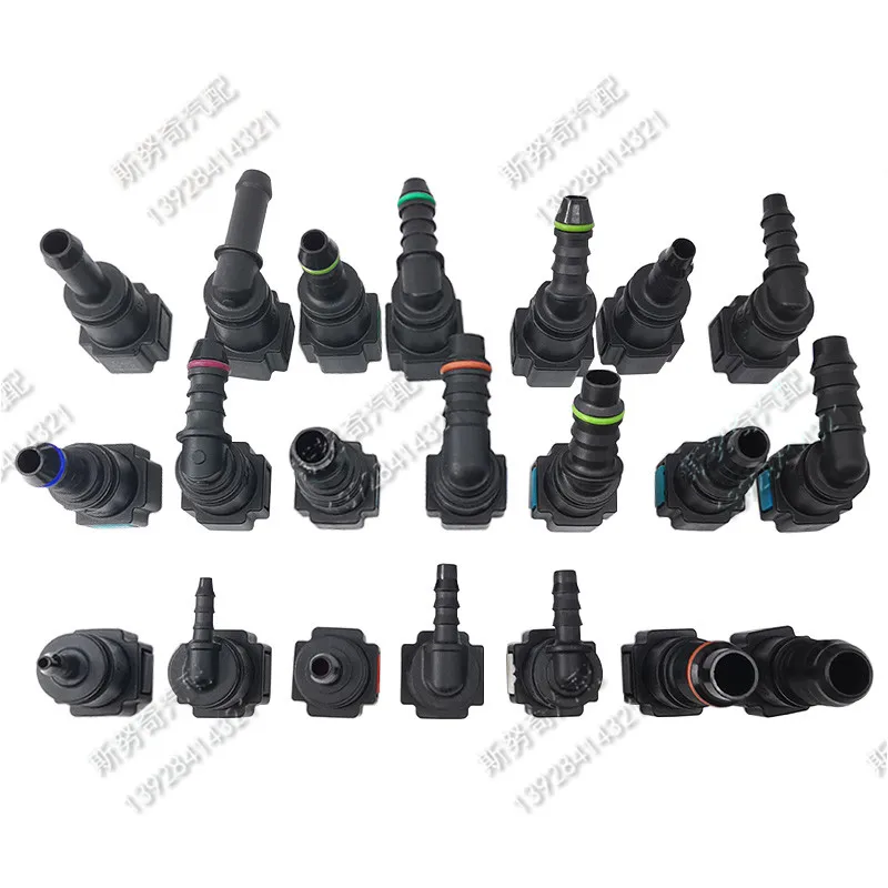 7.89mm 7.89 ID6 auto Fuel line quick connector 180 degree 5/16 SAE  fuel pipe fittings  gasoline quick connector 50pcs a lot