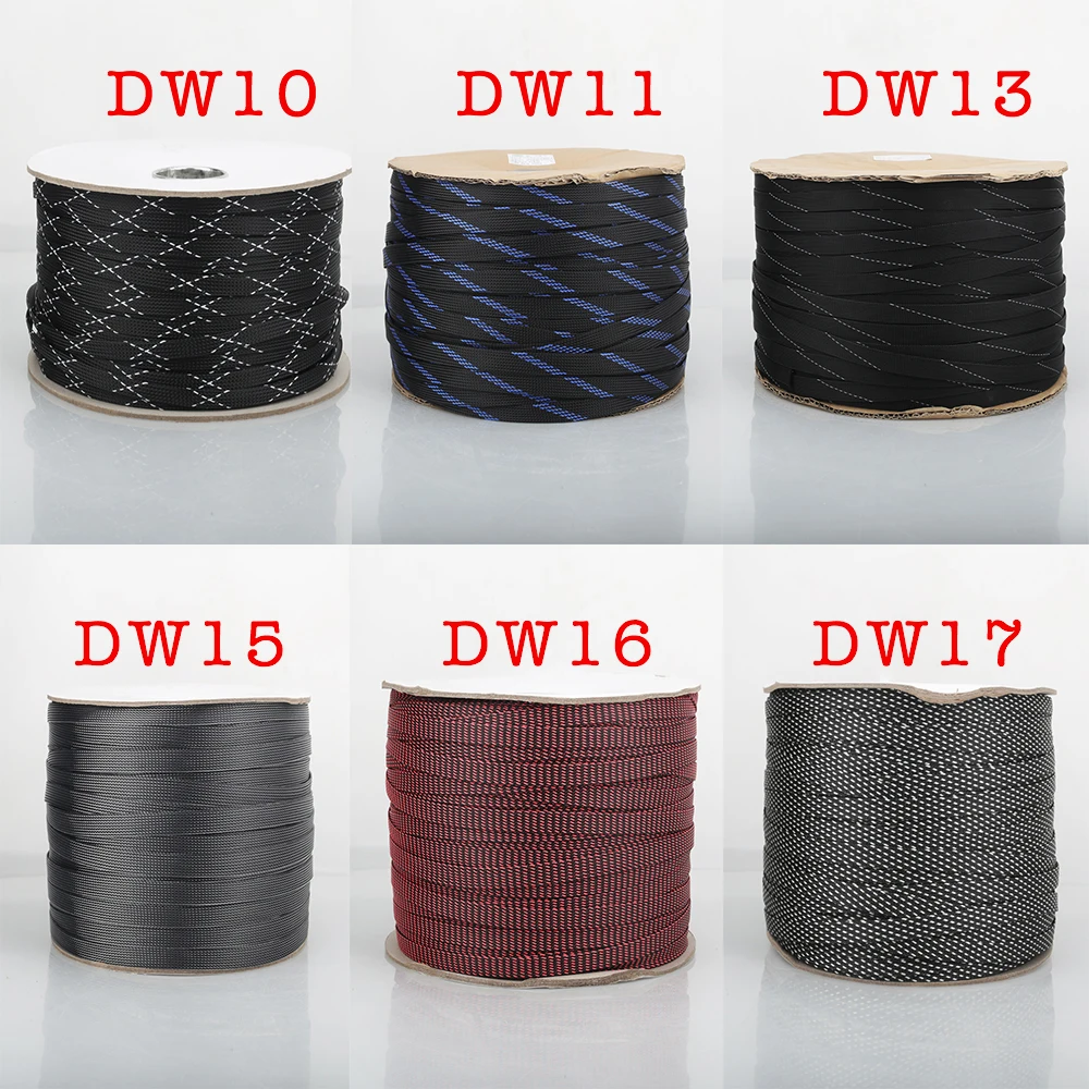 

5m Audiocrast 16MM Nylon Mesh Braided Sleeving For DIY Power Cord Cable Sleeves Tube Speaker cable Audio cable Nylon Sleeve