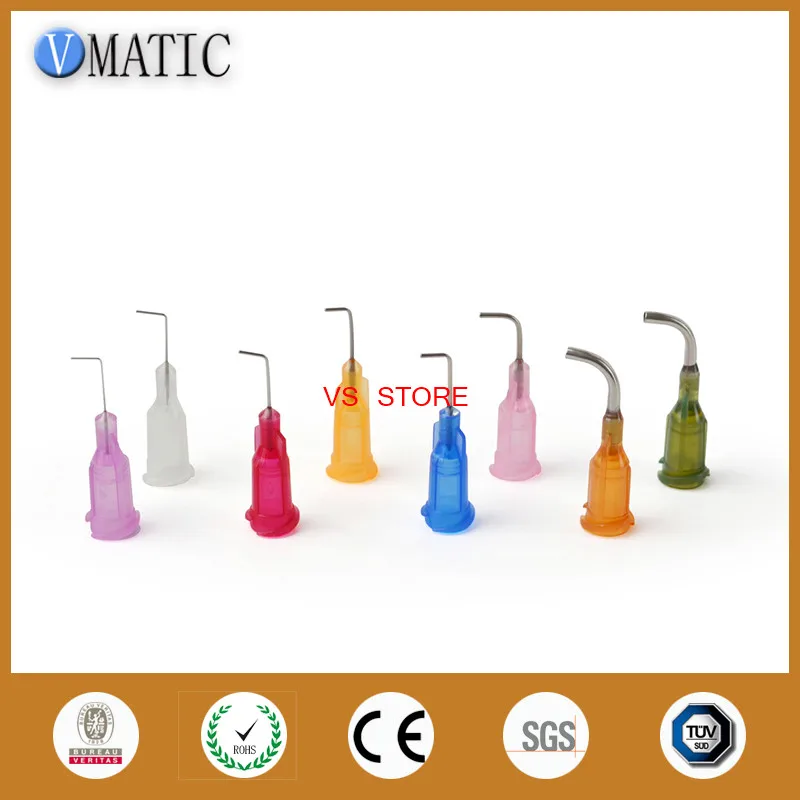 

Free Shipping Te Bent Adhesive Dispensing Needle 90 Degree Bent Tip Glue Dispenser Needle 1/2 Inch