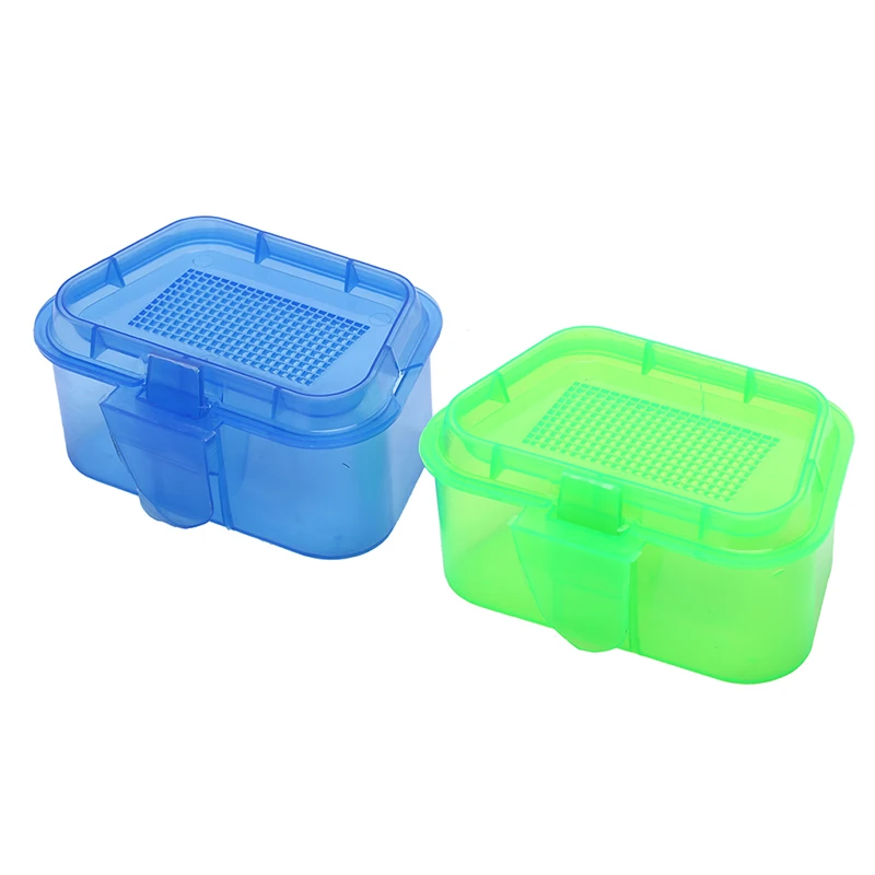 Hot Sale Plastic Fishing Bait Storage Box Live Worms Earthworm Lures Container