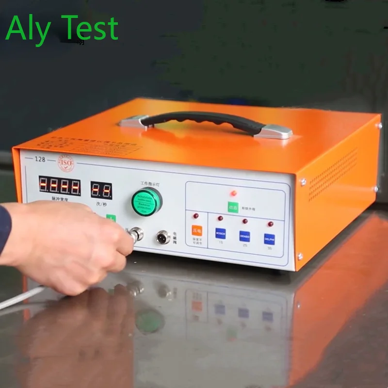 ALY TEST AM-128 Common Rail Injector AHE Stage 3 Stroke and Nozzle Pressure Tester for Cummins,BOSCH,Denso,Piezo Test Function