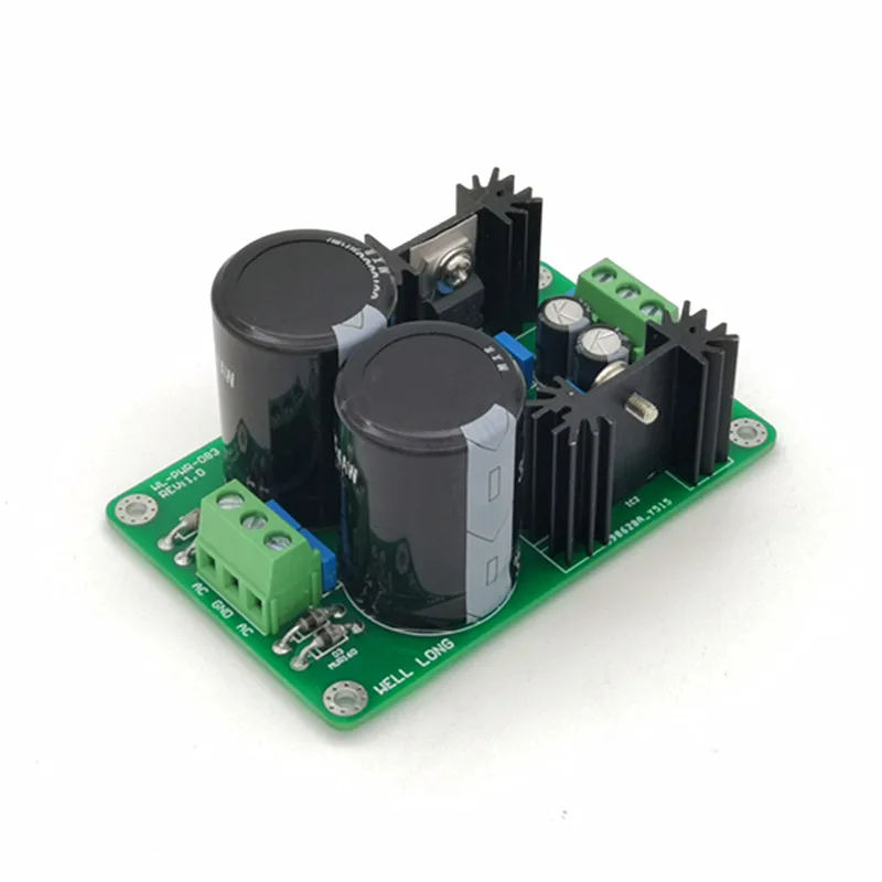 LM317 LM337 TL431 high precision linear regulated Power supply board.