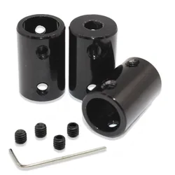 1pcs 6mm/10mm/12mm Aluminum Alloy Rigid Shaft Coupling Rigid Coupler Motor Connector for Motor Transmission Parts 16x25mm