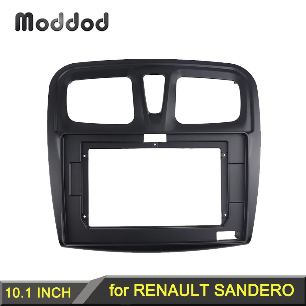 10.1 INCH Radio Fascia Frame for RENAULT DACIA Logan Sandero 2012+ Dash Installation Trim Kit Android Audio GPS Navigation Cover