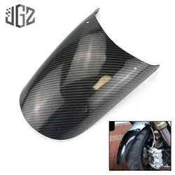 Motorcycle Carbon Front Rear Mudguard Wheel Fender Splash Extension Pad Universal For Chopper Scooter Dirt Bikes Suzuki Yamaha