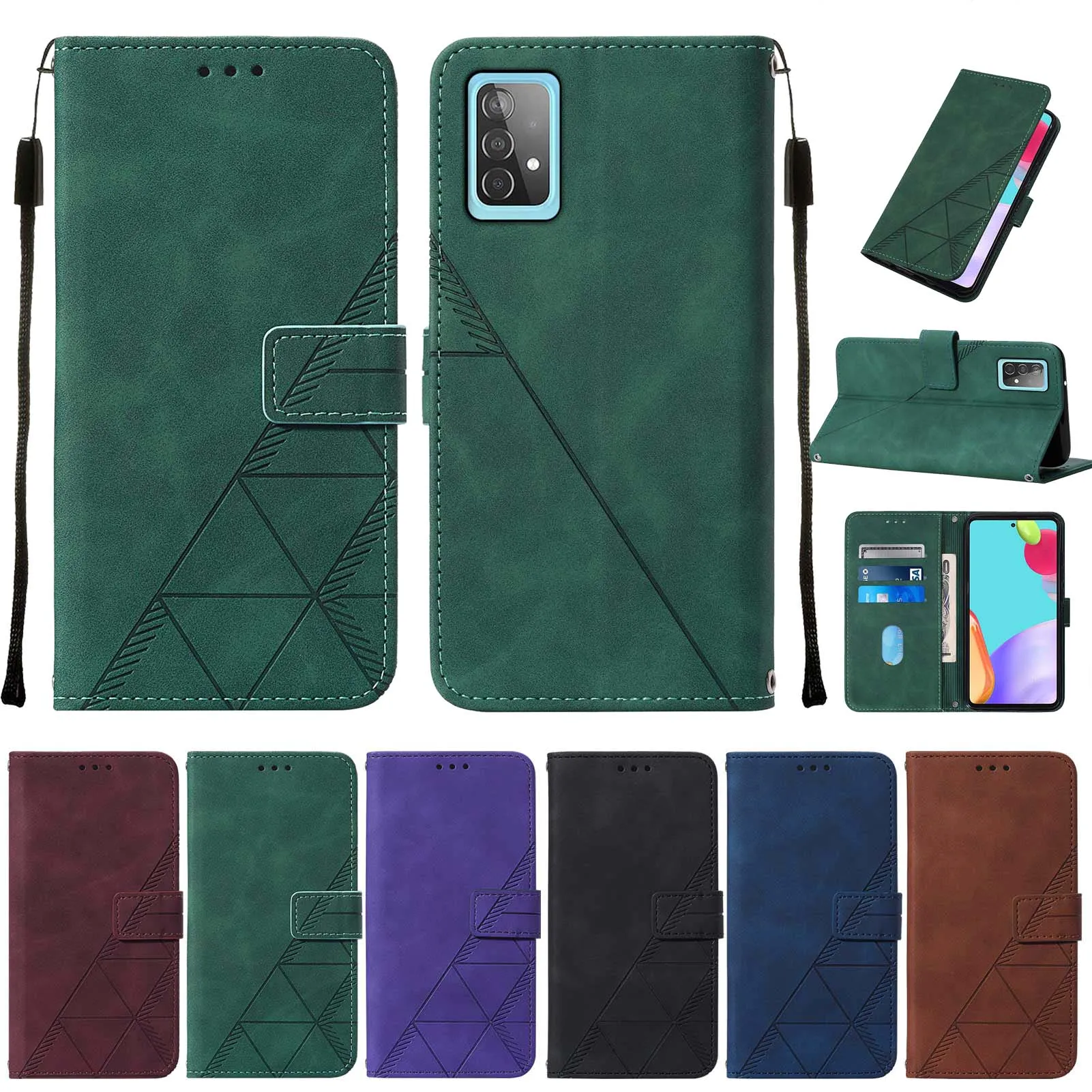 

Business Case for Samsung Galaxy A52S A02S A12 A22 A32 A42 A72 A82 A03S A13 A33 A53 5G A11 A21S M32 M12 M11 Leather Flip Cover