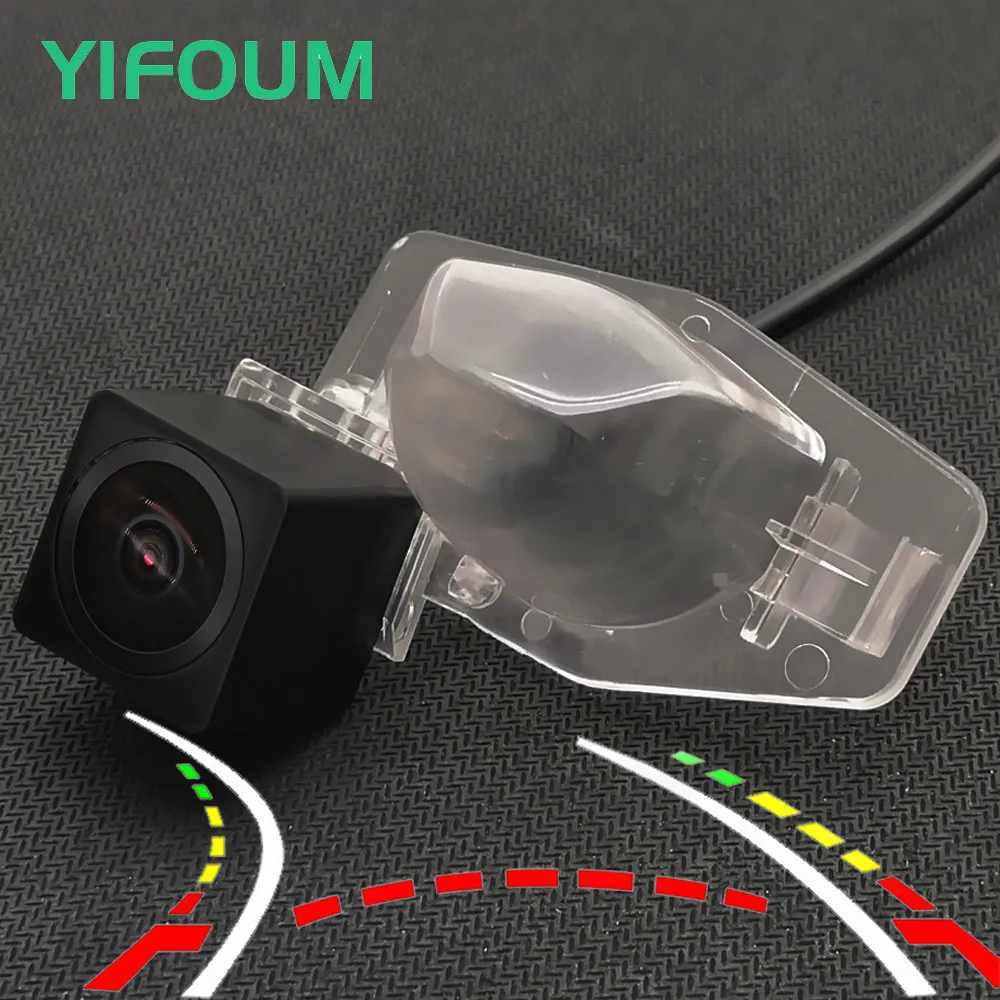 

AHD Fisheye Dynamic Trajectory Car Rear View Wireless Camera For Honda Odyssey Accord Crosstour CR-V CRV Fit jazz HRV CRZ CRX