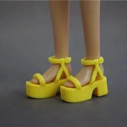 Zapatos de muñeca Barbie bjd 1/6, zapatillas de moda, sandalias de muñeca fantezi, botas planas, accesorios kawaii para mujer, 1 par