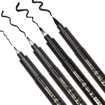 Pióro do kaligrafii ręczne napisy długopisy pędzelki do pisania długopisy markery do pisania rysowanieczarne pióra atramentowe Marker do malowania