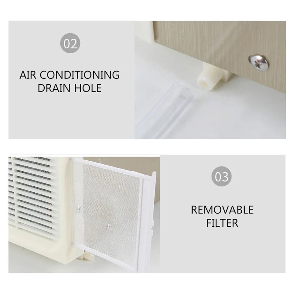 Aire acondicionado portátil de doble uso para el hogar, Enfriador de caja con temporizador, frío/calor, Control remoto, 220V