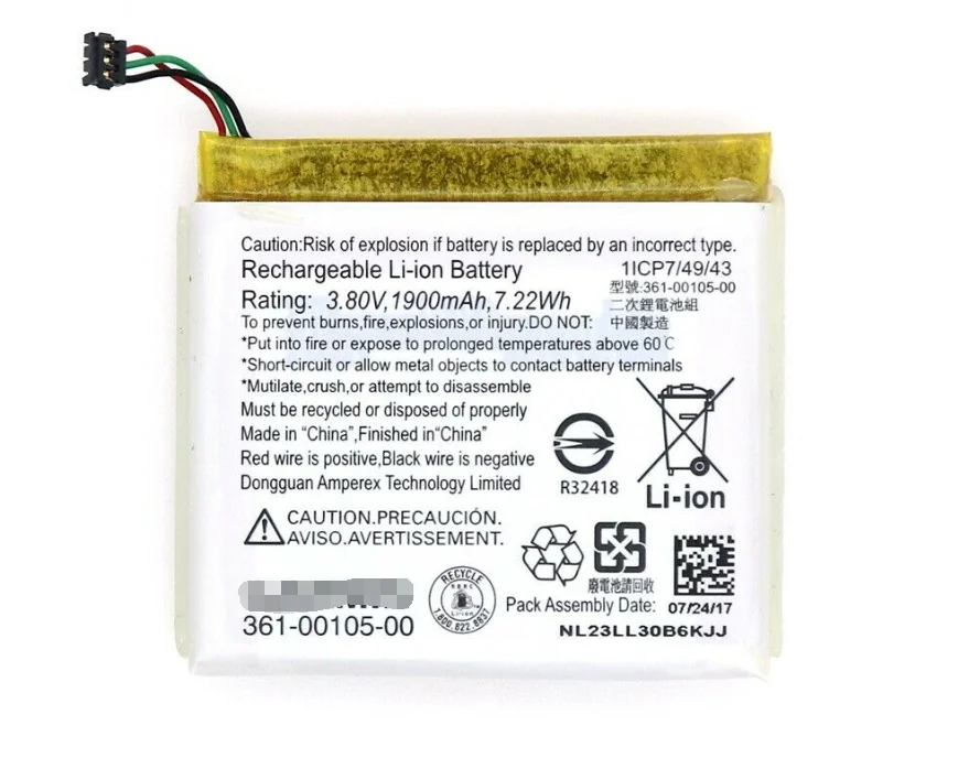 Garmin Rechargeable Li-ion Battery 361-00105-00 For Edge 1030