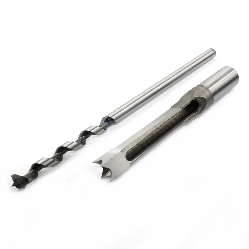 Imagem -03 - Hss Brocas de Torção Quadrado Auger Mortising Conjunto de Broca de Cinzel Buraco Quadrado Kit de Ferramentas de Broca de Madeira Conjunto Estendido Serra Bh01 Pcs