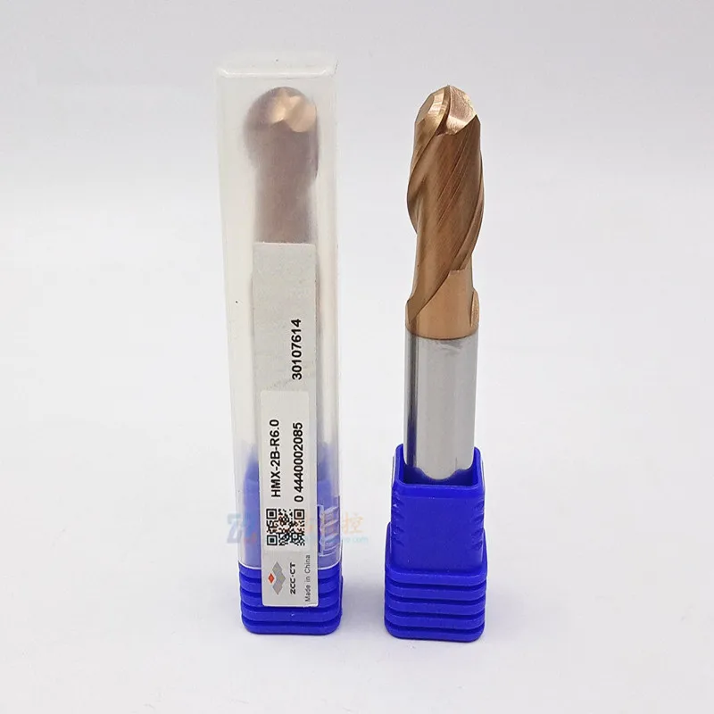 HMX-2B-R2.0 R3.0 R4.0 R5.0 R6.0 Flutes 65 Degrees ZCCT Solid Carbide