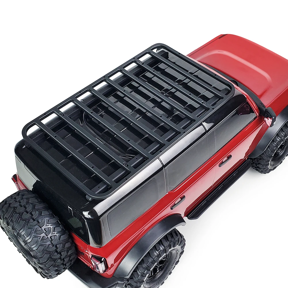 YEAHRUN RC Car portapacchi in metallo portapacchi per 1/10 TRX4 TRX-4 Bronco RC Crawler Car parti decorative fai da te