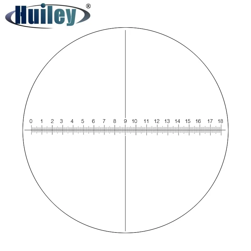 

DIV = 0,1 мм окуляр микроскопа микрометр калибровка слайд окулярная сетка вертикальная линия горизонтальная линейка 1-18 диаметр 20 мм