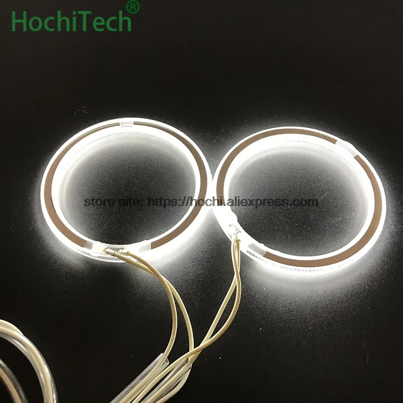 for Hyundai veracruz ix55 2007-2012 car styling 4pcs White Headlight Rings CCFL Angel Eyes Light Kit daytime light DRL