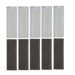 5x HEPA Filter 5x Sponge for Tefal Rowent X-plorer Serie 95 RG7975WH RG7987 Robotic Vacuum Cleaner Spare Parts Accessories