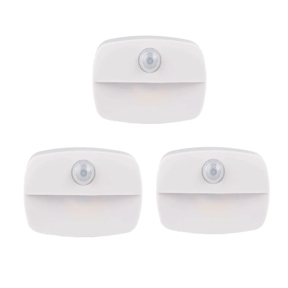 LED PIR Sensor Light Wireless Night Light Home Corridor Bedroom Wardrobe Light Smart Light Sensor Battery