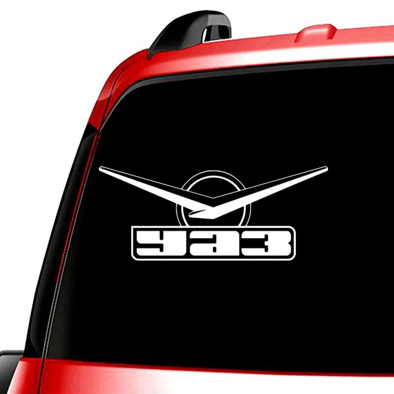 Three Ratels TZ-821 10*24.3cm 1-5 Pieces Car Sticker For Uaz Patriot Hunter Logo Auto Sticker Car Stickers Removabl