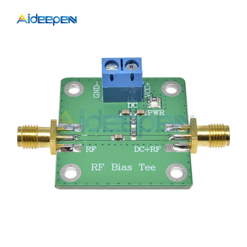 50V 500mA DC Bias Tee Wideband 10-6000 MHz 6GHz RF Microwave DC-blocker Module For HAM Radio RTL SDR LNA Low Noise Amplifier