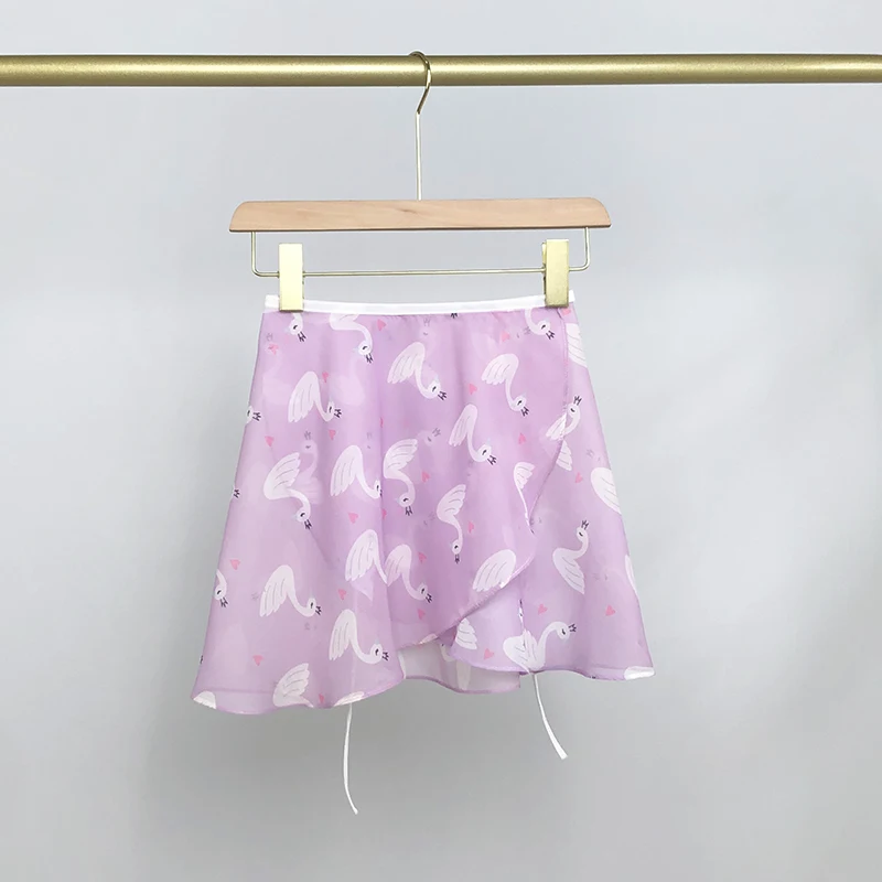 발레 짧은 치마 롱 스커트 리틀 스완 퍼플 여성 댄스 스커트 체조 연습 스커트 성인 발레 리리카 스커트