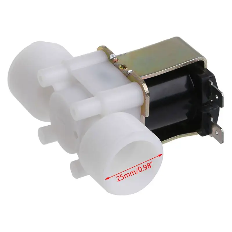 3/4 "วาล์ว Solenoid พลาสติก12V 24V 220V PP N/C เครื่องซักผ้า Dispenser น้ำความดันนิวเมติก Controller Switch