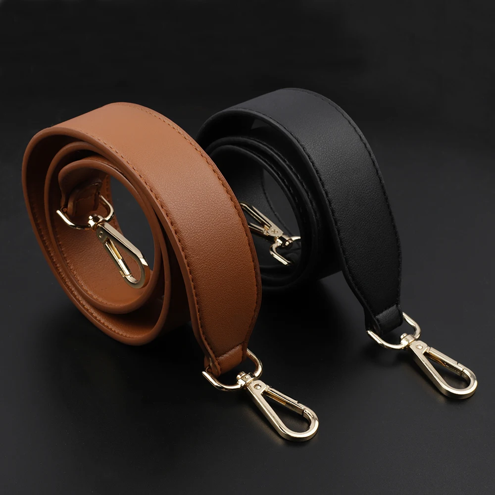 

90cm Leather Handbags Shoulder Bag Strap Wide Handles Replacement Belt for Women Crossbody Purse Accessories Black Tan