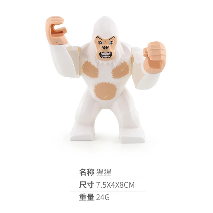 Tier Bausteine Modell Krokodil Leopard Lernspiele Figur Ziegel Spielzeug für Kinder Kinder