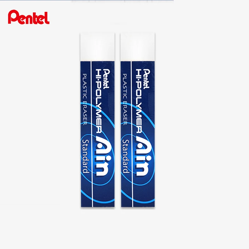 

Пластиковый ластик Pentel ZETH07 Ain, резиновый карандаш для рисования, офисные и школьные принадлежности, 2 шт.