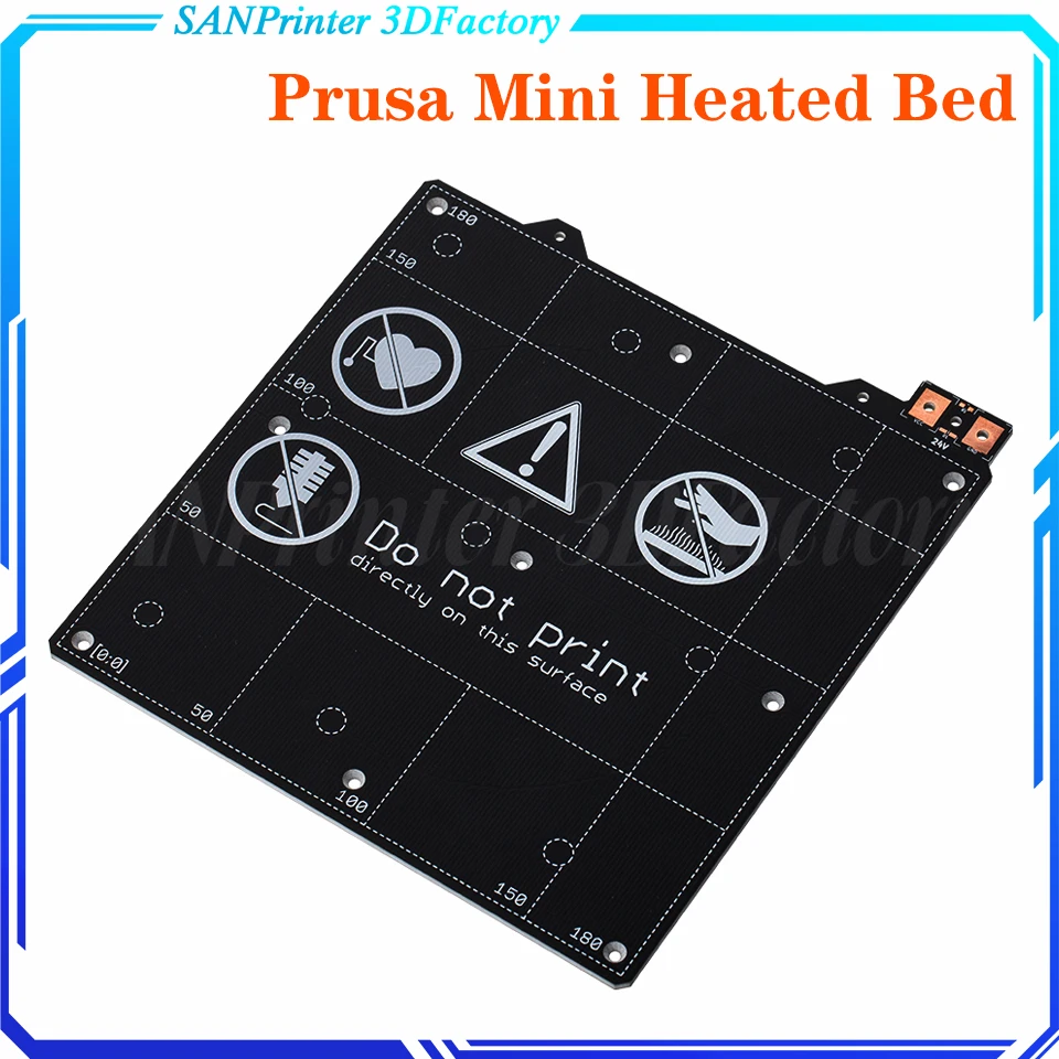 

Clone Prusa i3 mini MK3 3D Printer Y carriage Magnetic Heated Bed MK52 24V Wiring Thermistor With Magnet For Prusa i3 MK3S